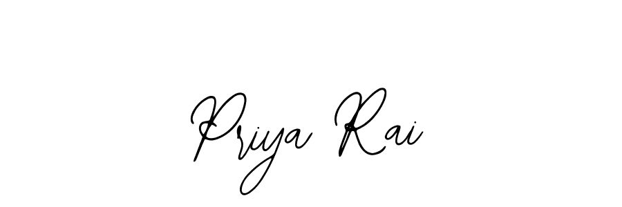 Use a signature maker to create a handwritten signature online. With this signature software, you can design (Bearetta-2O07w) your own signature for name Priya Rai. Priya Rai signature style 12 images and pictures png