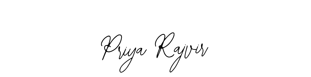 Priya Rajvir stylish signature style. Best Handwritten Sign (Bearetta-2O07w) for my name. Handwritten Signature Collection Ideas for my name Priya Rajvir. Priya Rajvir signature style 12 images and pictures png