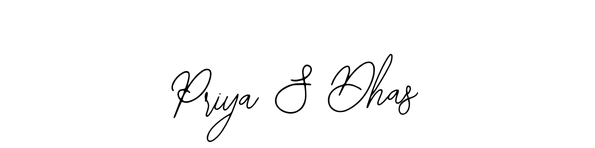 Make a beautiful signature design for name Priya S Dhas. Use this online signature maker to create a handwritten signature for free. Priya S Dhas signature style 12 images and pictures png