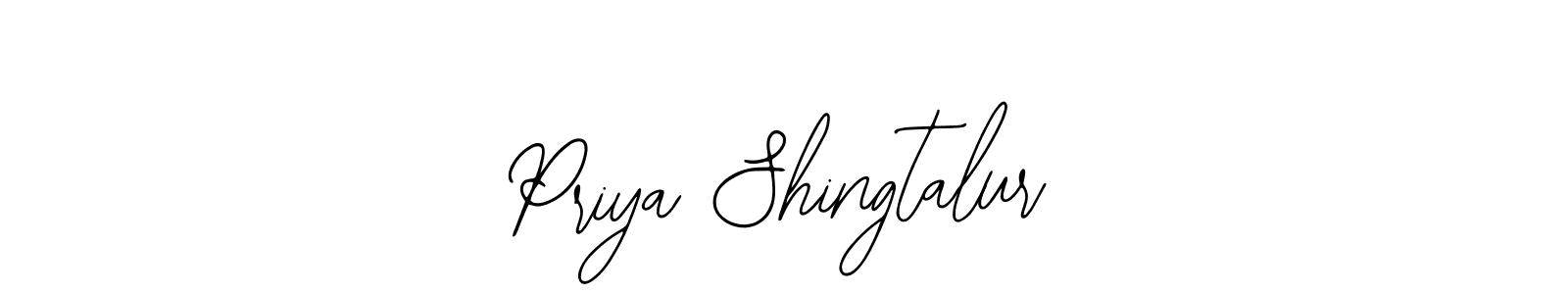 Also You can easily find your signature by using the search form. We will create Priya Shingtalur name handwritten signature images for you free of cost using Bearetta-2O07w sign style. Priya Shingtalur signature style 12 images and pictures png