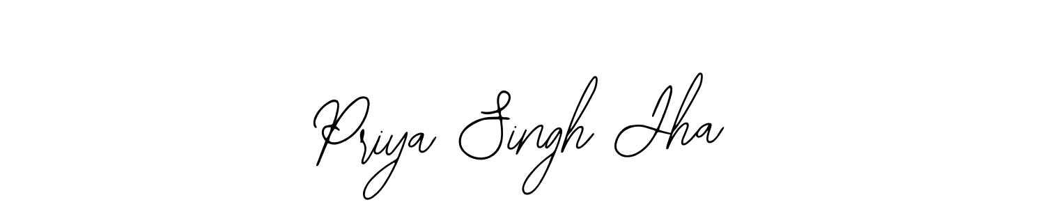 Similarly Bearetta-2O07w is the best handwritten signature design. Signature creator online .You can use it as an online autograph creator for name Priya Singh Jha. Priya Singh Jha signature style 12 images and pictures png