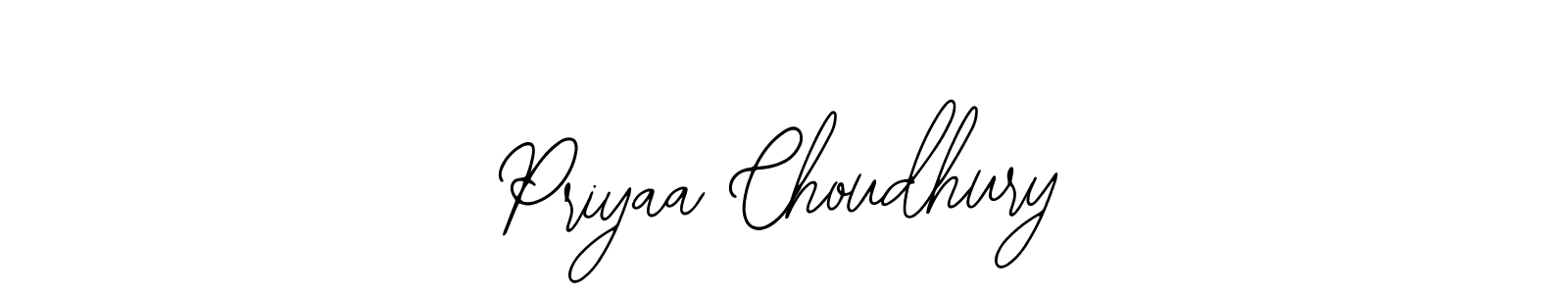 Priyaa Choudhury stylish signature style. Best Handwritten Sign (Bearetta-2O07w) for my name. Handwritten Signature Collection Ideas for my name Priyaa Choudhury. Priyaa Choudhury signature style 12 images and pictures png