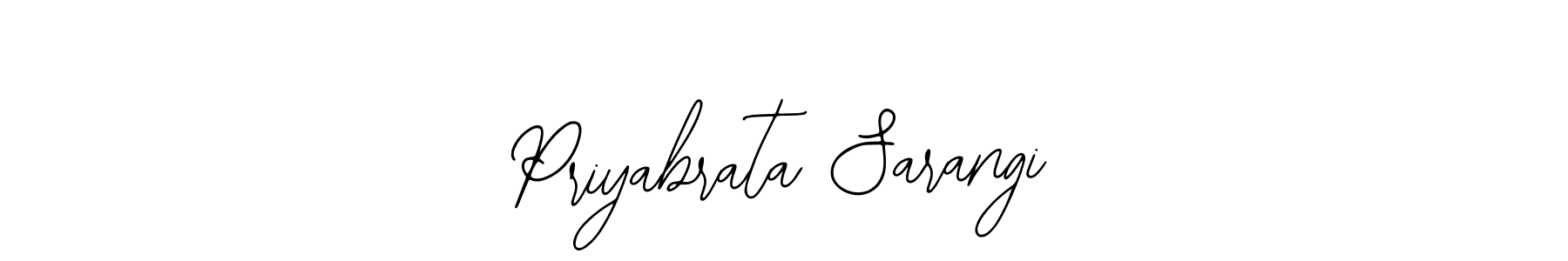 How to make Priyabrata Sarangi name signature. Use Bearetta-2O07w style for creating short signs online. This is the latest handwritten sign. Priyabrata Sarangi signature style 12 images and pictures png