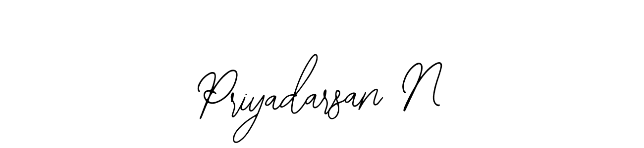 Also we have Priyadarsan N name is the best signature style. Create professional handwritten signature collection using Bearetta-2O07w autograph style. Priyadarsan N signature style 12 images and pictures png