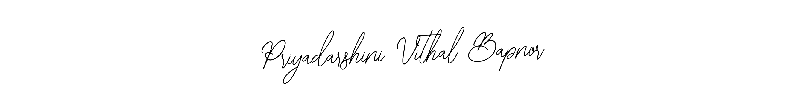 Priyadarshini Vithal Bapnor stylish signature style. Best Handwritten Sign (Bearetta-2O07w) for my name. Handwritten Signature Collection Ideas for my name Priyadarshini Vithal Bapnor. Priyadarshini Vithal Bapnor signature style 12 images and pictures png