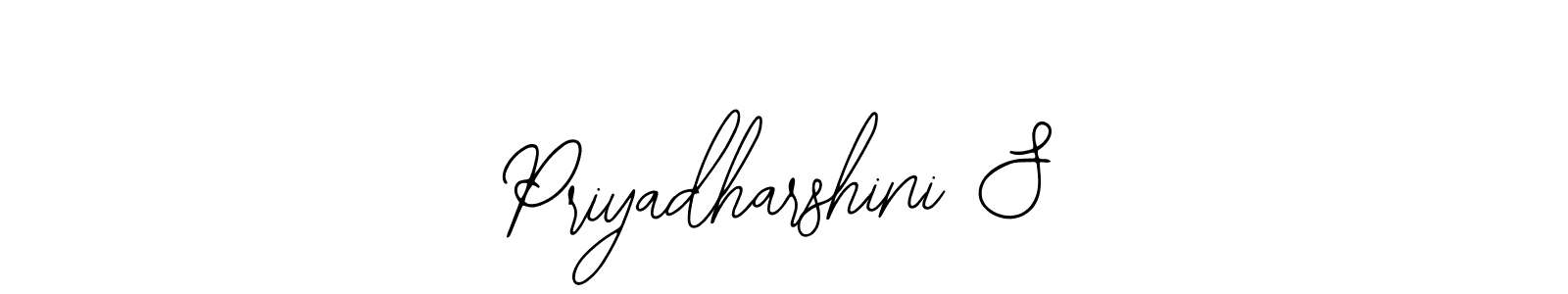 Design your own signature with our free online signature maker. With this signature software, you can create a handwritten (Bearetta-2O07w) signature for name Priyadharshini S. Priyadharshini S signature style 12 images and pictures png