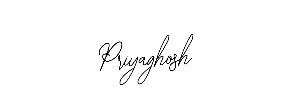 Use a signature maker to create a handwritten signature online. With this signature software, you can design (Bearetta-2O07w) your own signature for name Priyaghosh. Priyaghosh signature style 12 images and pictures png