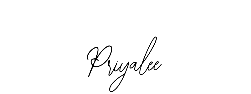 How to make Priyalee signature? Bearetta-2O07w is a professional autograph style. Create handwritten signature for Priyalee name. Priyalee signature style 12 images and pictures png
