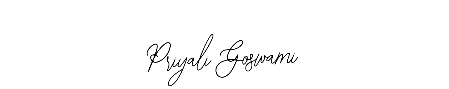 Similarly Bearetta-2O07w is the best handwritten signature design. Signature creator online .You can use it as an online autograph creator for name Priyali Goswami. Priyali Goswami signature style 12 images and pictures png