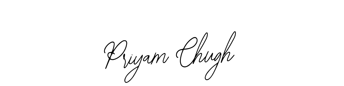 Make a beautiful signature design for name Priyam Chugh. Use this online signature maker to create a handwritten signature for free. Priyam Chugh signature style 12 images and pictures png