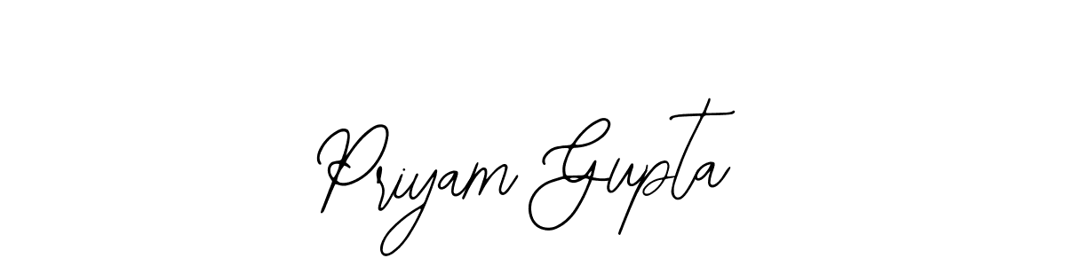 Use a signature maker to create a handwritten signature online. With this signature software, you can design (Bearetta-2O07w) your own signature for name Priyam Gupta. Priyam Gupta signature style 12 images and pictures png