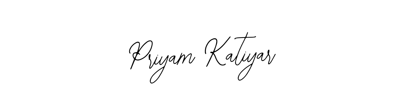 How to Draw Priyam Katiyar signature style? Bearetta-2O07w is a latest design signature styles for name Priyam Katiyar. Priyam Katiyar signature style 12 images and pictures png