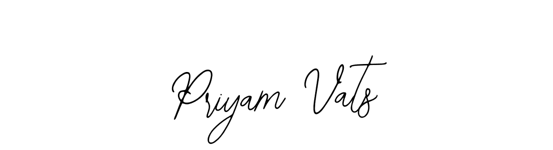 It looks lik you need a new signature style for name Priyam Vats. Design unique handwritten (Bearetta-2O07w) signature with our free signature maker in just a few clicks. Priyam Vats signature style 12 images and pictures png