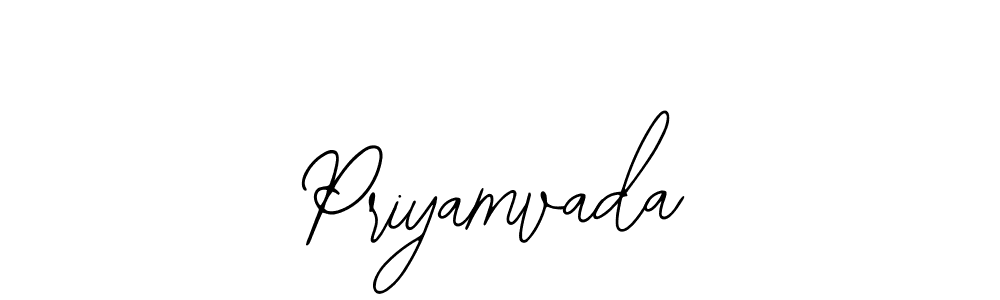 Design your own signature with our free online signature maker. With this signature software, you can create a handwritten (Bearetta-2O07w) signature for name Priyamvada. Priyamvada signature style 12 images and pictures png