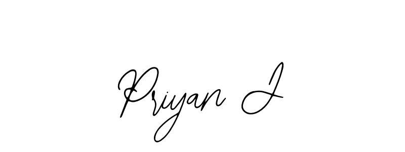 Make a beautiful signature design for name Priyan J. Use this online signature maker to create a handwritten signature for free. Priyan J signature style 12 images and pictures png