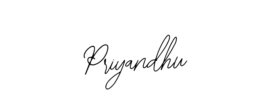 Make a beautiful signature design for name Priyandhu. With this signature (Bearetta-2O07w) style, you can create a handwritten signature for free. Priyandhu signature style 12 images and pictures png