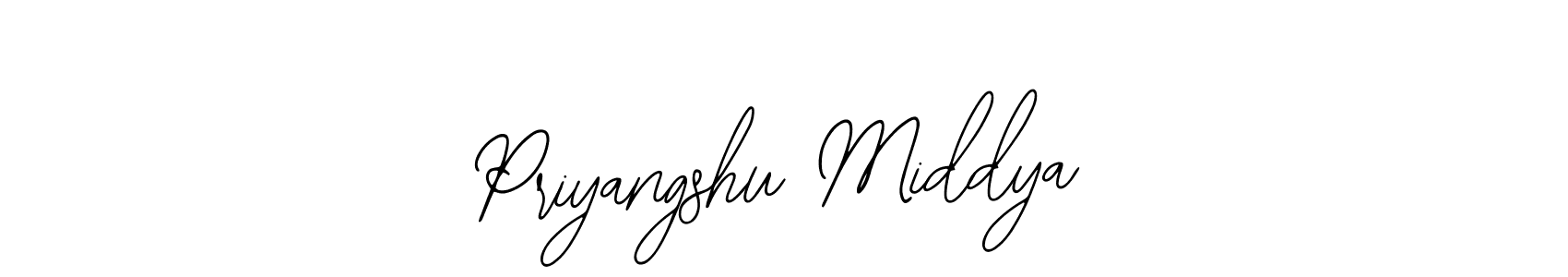 Bearetta-2O07w is a professional signature style that is perfect for those who want to add a touch of class to their signature. It is also a great choice for those who want to make their signature more unique. Get Priyangshu Middya name to fancy signature for free. Priyangshu Middya signature style 12 images and pictures png