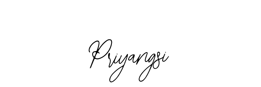 You should practise on your own different ways (Bearetta-2O07w) to write your name (Priyangsi) in signature. don't let someone else do it for you. Priyangsi signature style 12 images and pictures png