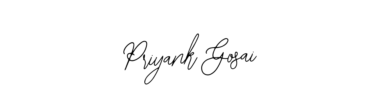 Similarly Bearetta-2O07w is the best handwritten signature design. Signature creator online .You can use it as an online autograph creator for name Priyank Gosai. Priyank Gosai signature style 12 images and pictures png