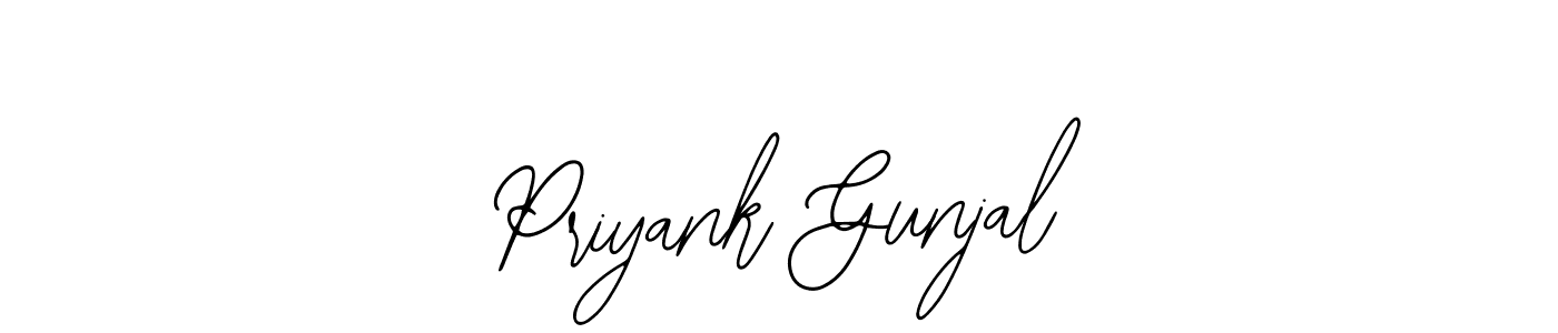 Make a short Priyank Gunjal signature style. Manage your documents anywhere anytime using Bearetta-2O07w. Create and add eSignatures, submit forms, share and send files easily. Priyank Gunjal signature style 12 images and pictures png