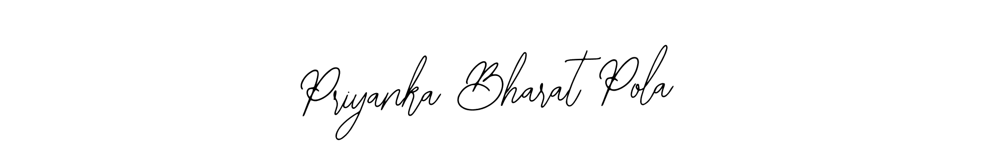 Make a beautiful signature design for name Priyanka Bharat Pola. With this signature (Bearetta-2O07w) style, you can create a handwritten signature for free. Priyanka Bharat Pola signature style 12 images and pictures png