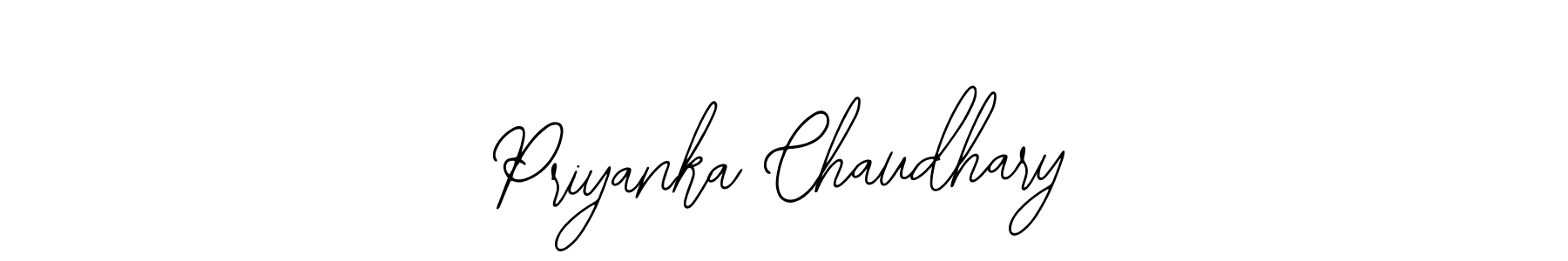 Use a signature maker to create a handwritten signature online. With this signature software, you can design (Bearetta-2O07w) your own signature for name Priyanka Chaudhary. Priyanka Chaudhary signature style 12 images and pictures png