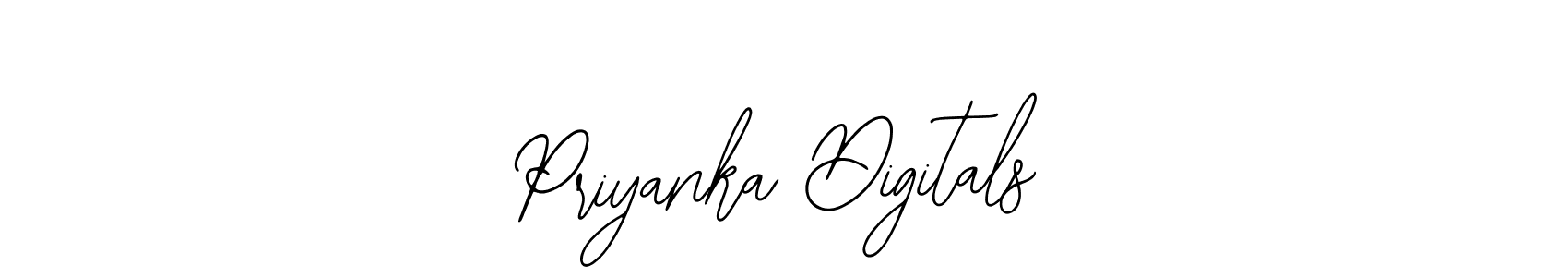 Similarly Bearetta-2O07w is the best handwritten signature design. Signature creator online .You can use it as an online autograph creator for name Priyanka Digitals. Priyanka Digitals signature style 12 images and pictures png