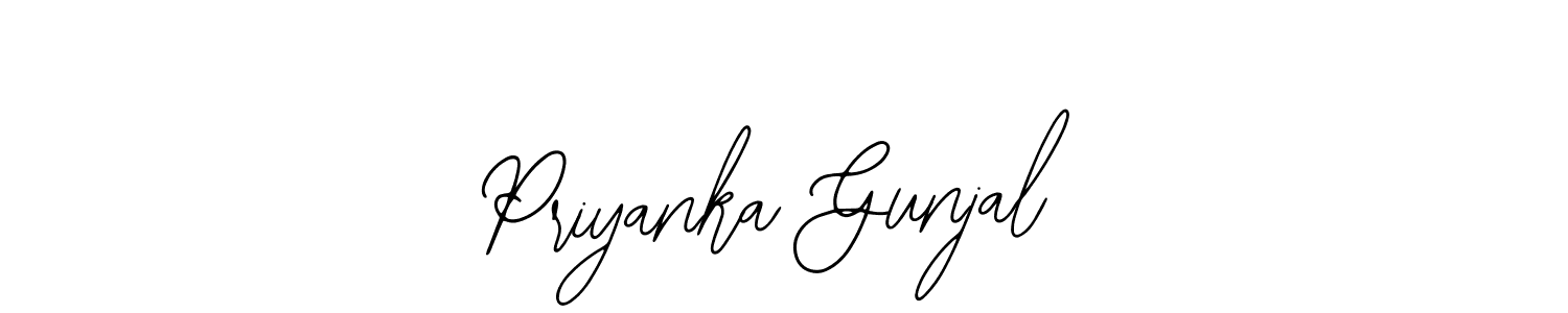 Make a short Priyanka Gunjal signature style. Manage your documents anywhere anytime using Bearetta-2O07w. Create and add eSignatures, submit forms, share and send files easily. Priyanka Gunjal signature style 12 images and pictures png