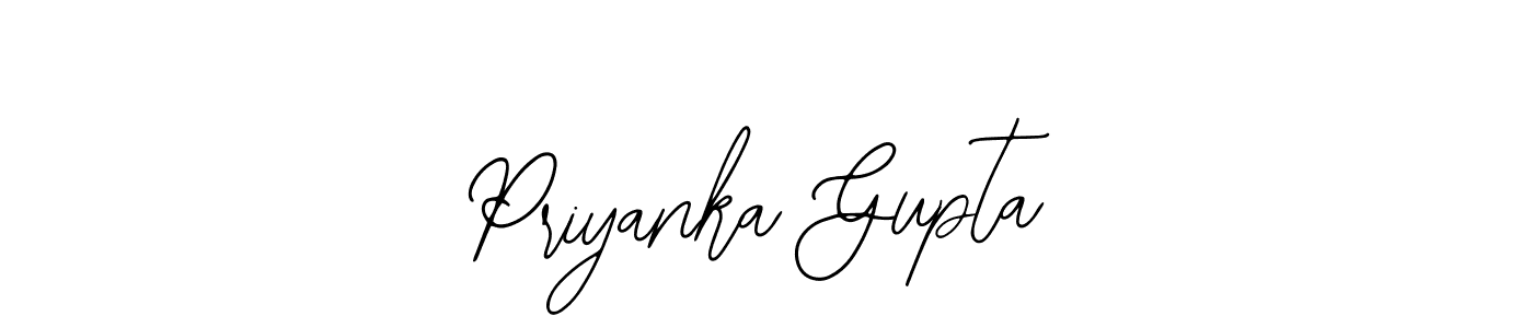 Use a signature maker to create a handwritten signature online. With this signature software, you can design (Bearetta-2O07w) your own signature for name Priyanka Gupta. Priyanka Gupta signature style 12 images and pictures png