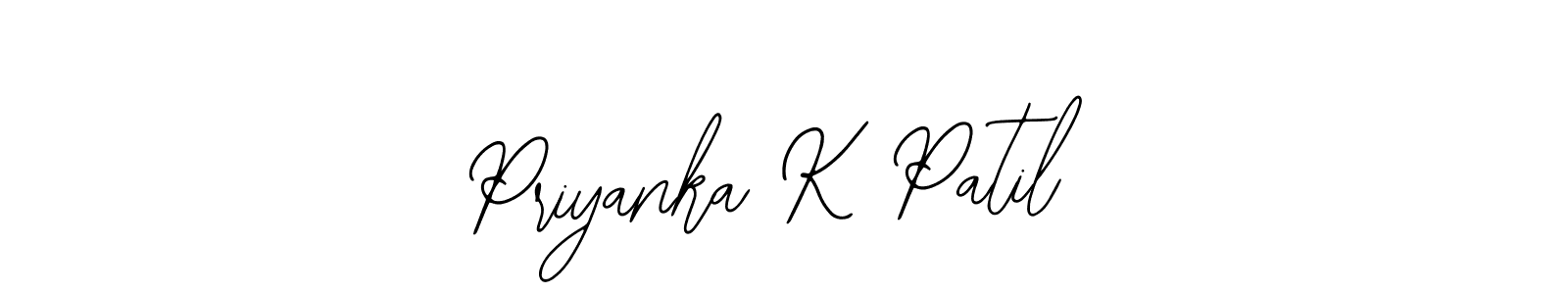 Priyanka K Patil stylish signature style. Best Handwritten Sign (Bearetta-2O07w) for my name. Handwritten Signature Collection Ideas for my name Priyanka K Patil. Priyanka K Patil signature style 12 images and pictures png