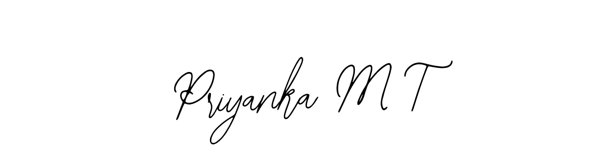 Best and Professional Signature Style for Priyanka M T. Bearetta-2O07w Best Signature Style Collection. Priyanka M T signature style 12 images and pictures png