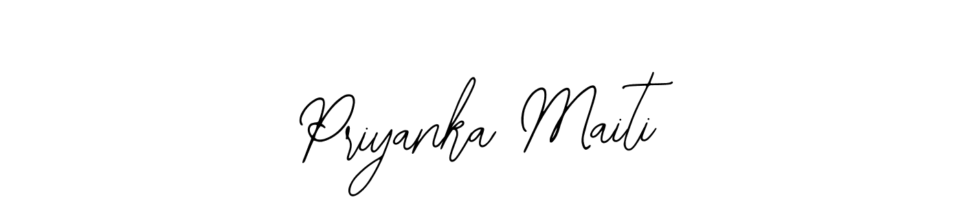 Design your own signature with our free online signature maker. With this signature software, you can create a handwritten (Bearetta-2O07w) signature for name Priyanka Maiti. Priyanka Maiti signature style 12 images and pictures png