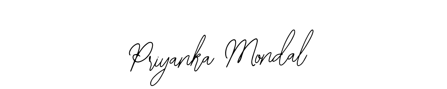 The best way (Bearetta-2O07w) to make a short signature is to pick only two or three words in your name. The name Priyanka Mondal include a total of six letters. For converting this name. Priyanka Mondal signature style 12 images and pictures png