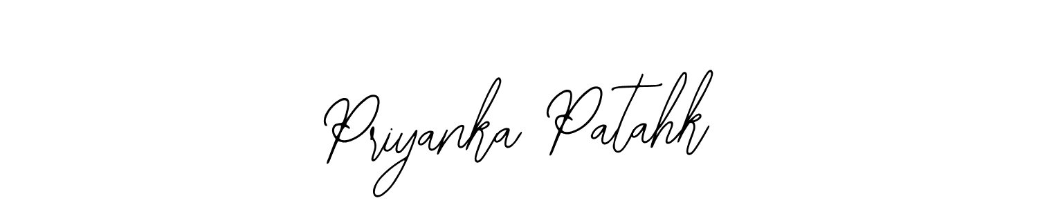 Priyanka Patahk stylish signature style. Best Handwritten Sign (Bearetta-2O07w) for my name. Handwritten Signature Collection Ideas for my name Priyanka Patahk. Priyanka Patahk signature style 12 images and pictures png