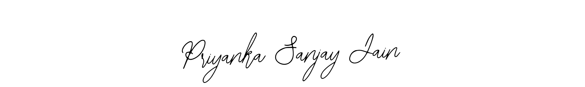 Also we have Priyanka Sanjay Jain name is the best signature style. Create professional handwritten signature collection using Bearetta-2O07w autograph style. Priyanka Sanjay Jain signature style 12 images and pictures png
