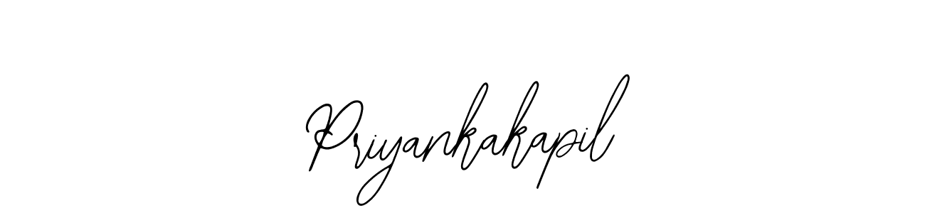 Design your own signature with our free online signature maker. With this signature software, you can create a handwritten (Bearetta-2O07w) signature for name Priyankakapil. Priyankakapil signature style 12 images and pictures png