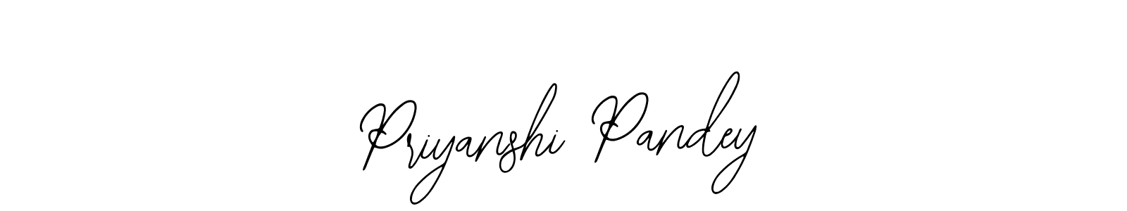 Also You can easily find your signature by using the search form. We will create Priyanshi Pandey name handwritten signature images for you free of cost using Bearetta-2O07w sign style. Priyanshi Pandey signature style 12 images and pictures png