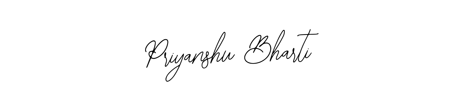 Also You can easily find your signature by using the search form. We will create Priyanshu Bharti name handwritten signature images for you free of cost using Bearetta-2O07w sign style. Priyanshu Bharti signature style 12 images and pictures png