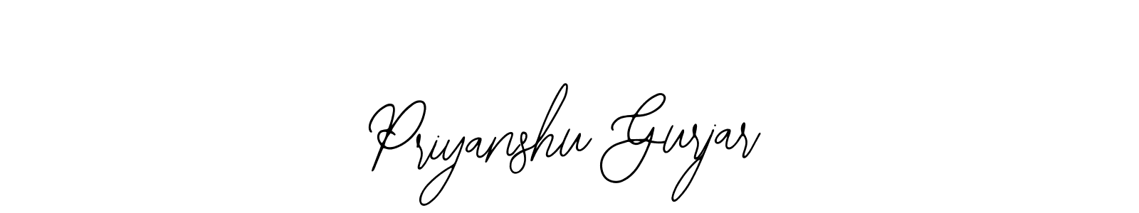 Design your own signature with our free online signature maker. With this signature software, you can create a handwritten (Bearetta-2O07w) signature for name Priyanshu Gurjar. Priyanshu Gurjar signature style 12 images and pictures png
