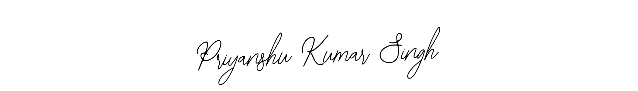 Also You can easily find your signature by using the search form. We will create Priyanshu Kumar Singh name handwritten signature images for you free of cost using Bearetta-2O07w sign style. Priyanshu Kumar Singh signature style 12 images and pictures png
