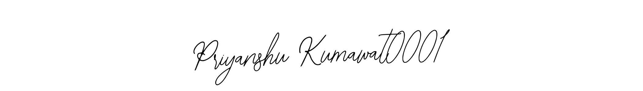 Design your own signature with our free online signature maker. With this signature software, you can create a handwritten (Bearetta-2O07w) signature for name Priyanshu Kumawat0001. Priyanshu Kumawat0001 signature style 12 images and pictures png