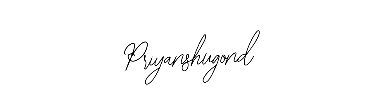 Design your own signature with our free online signature maker. With this signature software, you can create a handwritten (Bearetta-2O07w) signature for name Priyanshugond. Priyanshugond signature style 12 images and pictures png