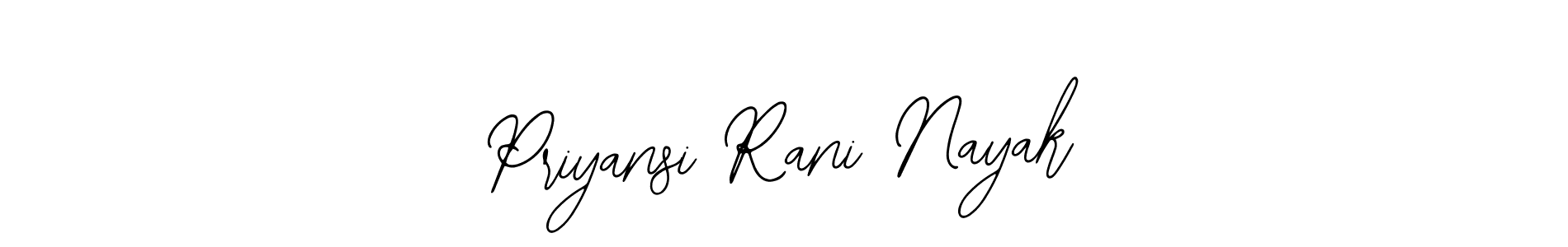 Priyansi Rani Nayak stylish signature style. Best Handwritten Sign (Bearetta-2O07w) for my name. Handwritten Signature Collection Ideas for my name Priyansi Rani Nayak. Priyansi Rani Nayak signature style 12 images and pictures png