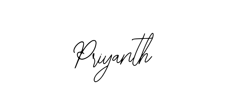 Also we have Priyanth name is the best signature style. Create professional handwritten signature collection using Bearetta-2O07w autograph style. Priyanth signature style 12 images and pictures png