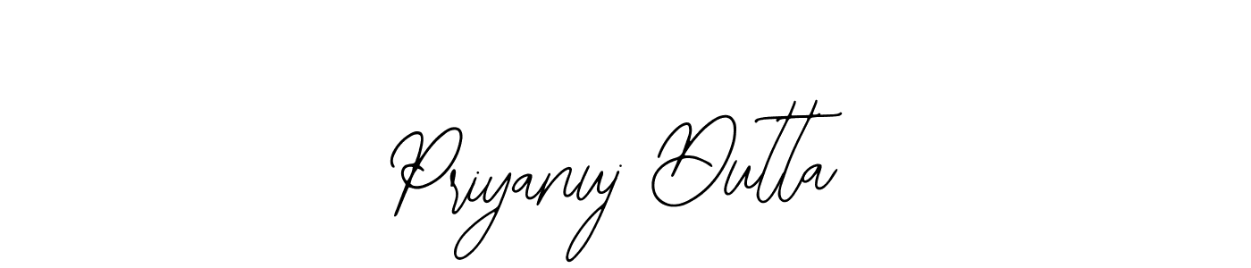 The best way (Bearetta-2O07w) to make a short signature is to pick only two or three words in your name. The name Priyanuj Dutta include a total of six letters. For converting this name. Priyanuj Dutta signature style 12 images and pictures png