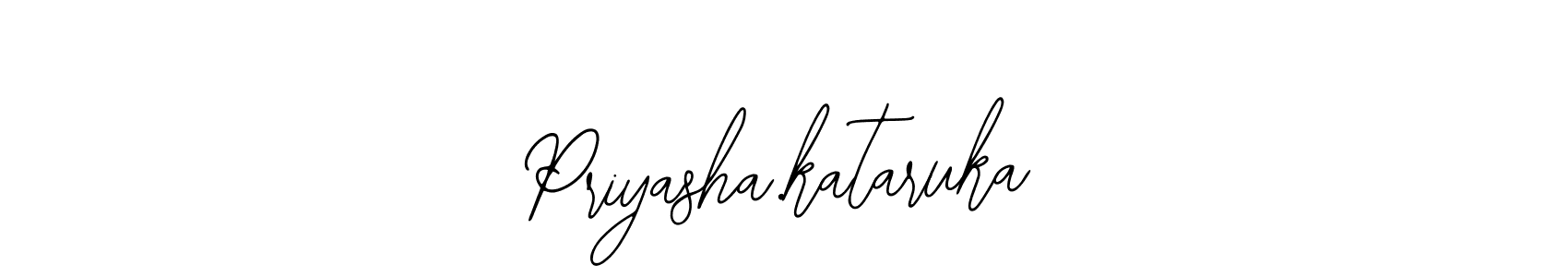 You should practise on your own different ways (Bearetta-2O07w) to write your name (Priyasha.kataruka) in signature. don't let someone else do it for you. Priyasha.kataruka signature style 12 images and pictures png