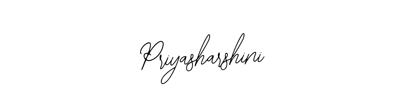 The best way (Bearetta-2O07w) to make a short signature is to pick only two or three words in your name. The name Priyasharshini include a total of six letters. For converting this name. Priyasharshini signature style 12 images and pictures png