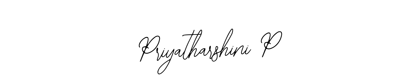 How to make Priyatharshini P signature? Bearetta-2O07w is a professional autograph style. Create handwritten signature for Priyatharshini P name. Priyatharshini P signature style 12 images and pictures png