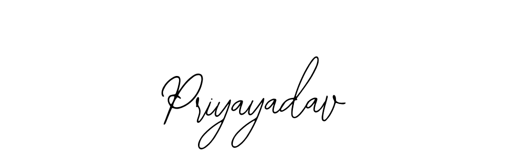Design your own signature with our free online signature maker. With this signature software, you can create a handwritten (Bearetta-2O07w) signature for name Priyayadav. Priyayadav signature style 12 images and pictures png
