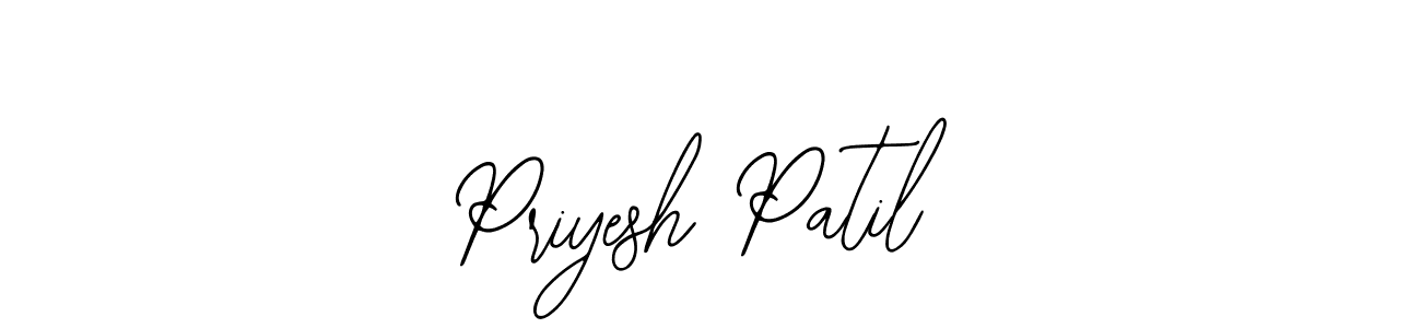 Make a beautiful signature design for name Priyesh Patil. Use this online signature maker to create a handwritten signature for free. Priyesh Patil signature style 12 images and pictures png